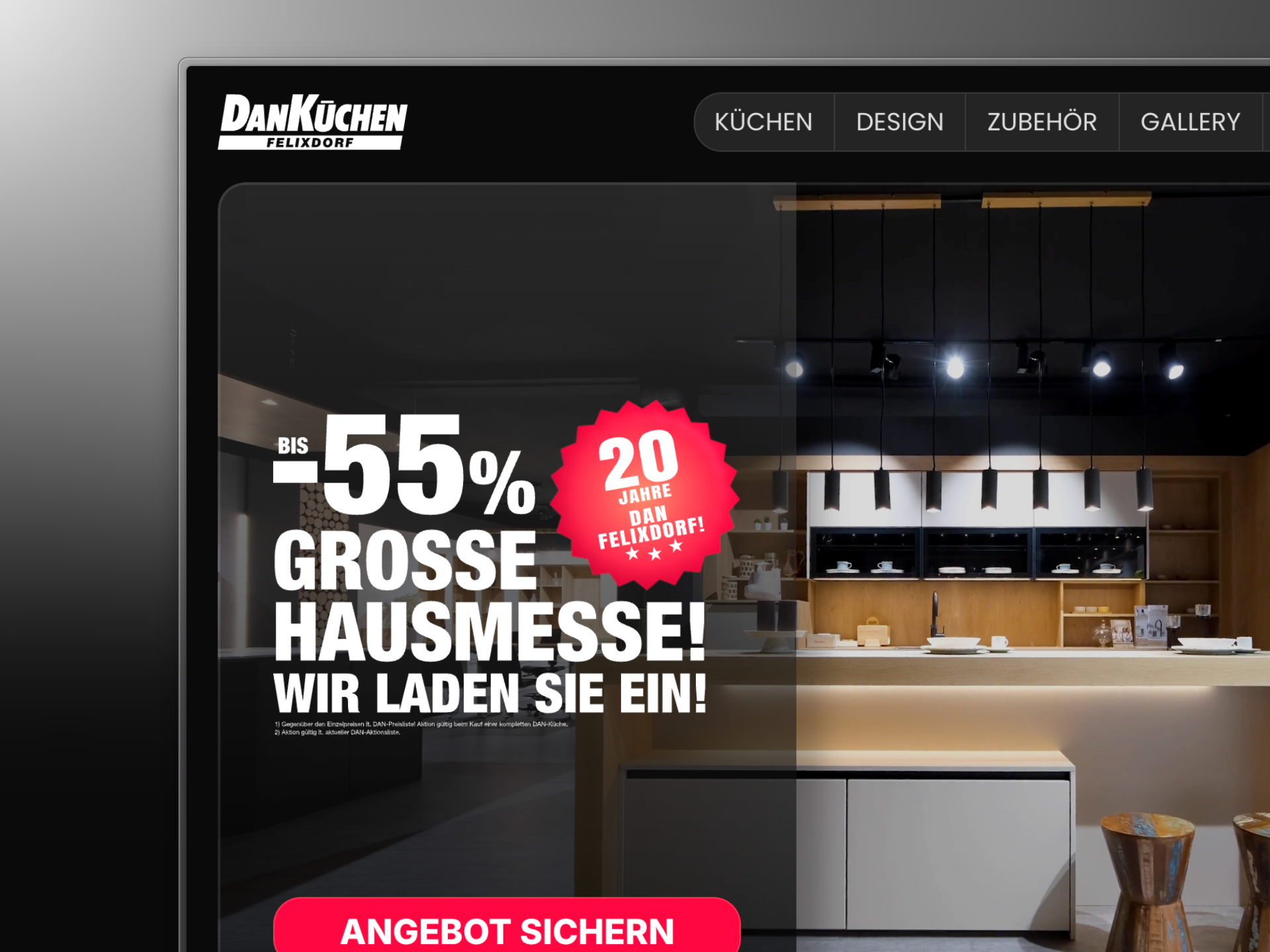 Dan Küchen Felixdorf Homepage Design